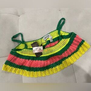 Colorful Crochet Crop